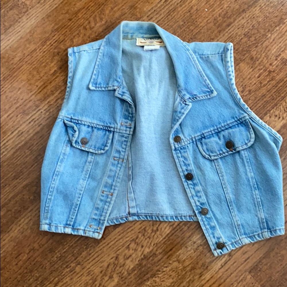 Vintage jean vest
